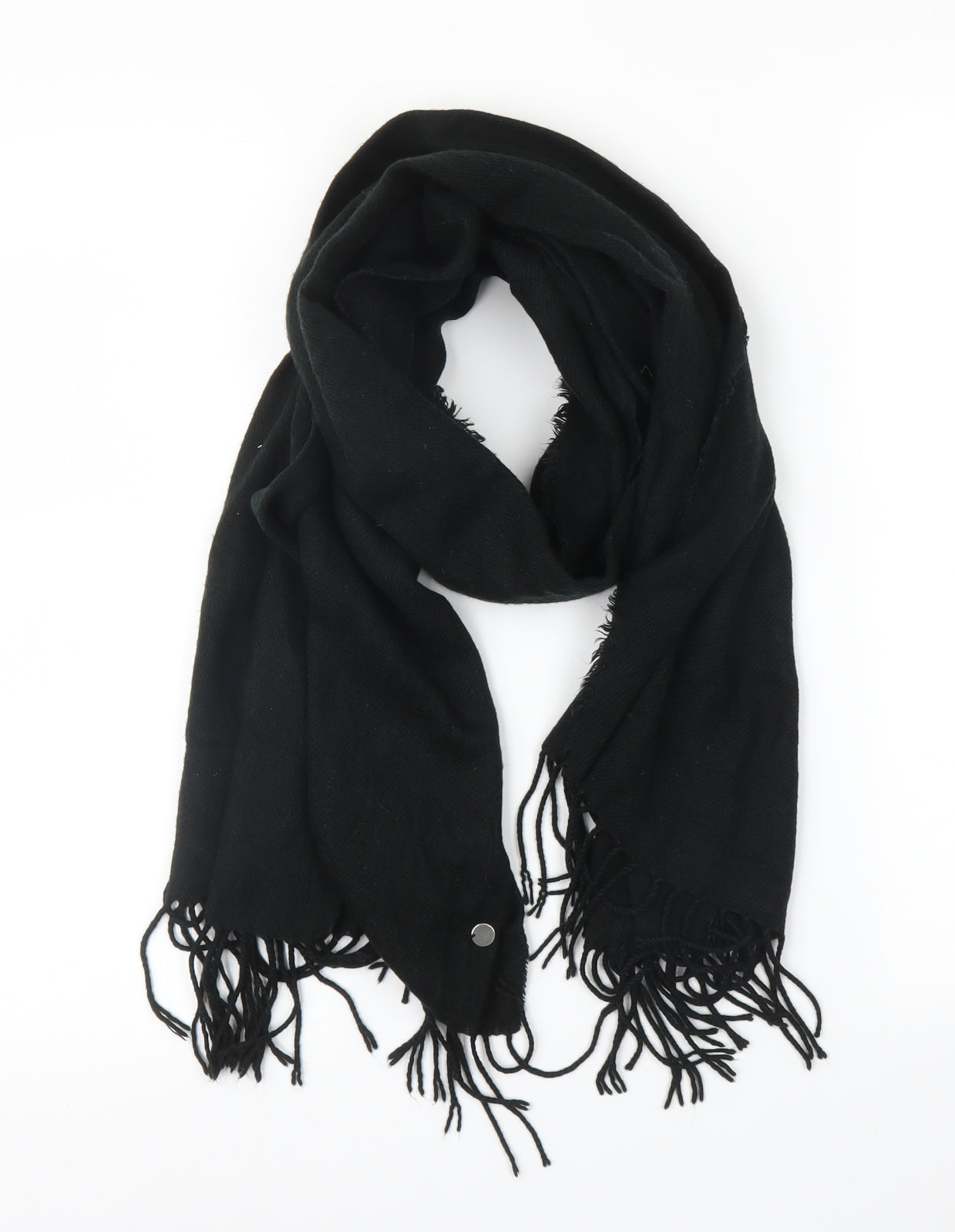 Preworn Unisex Black    Scarf