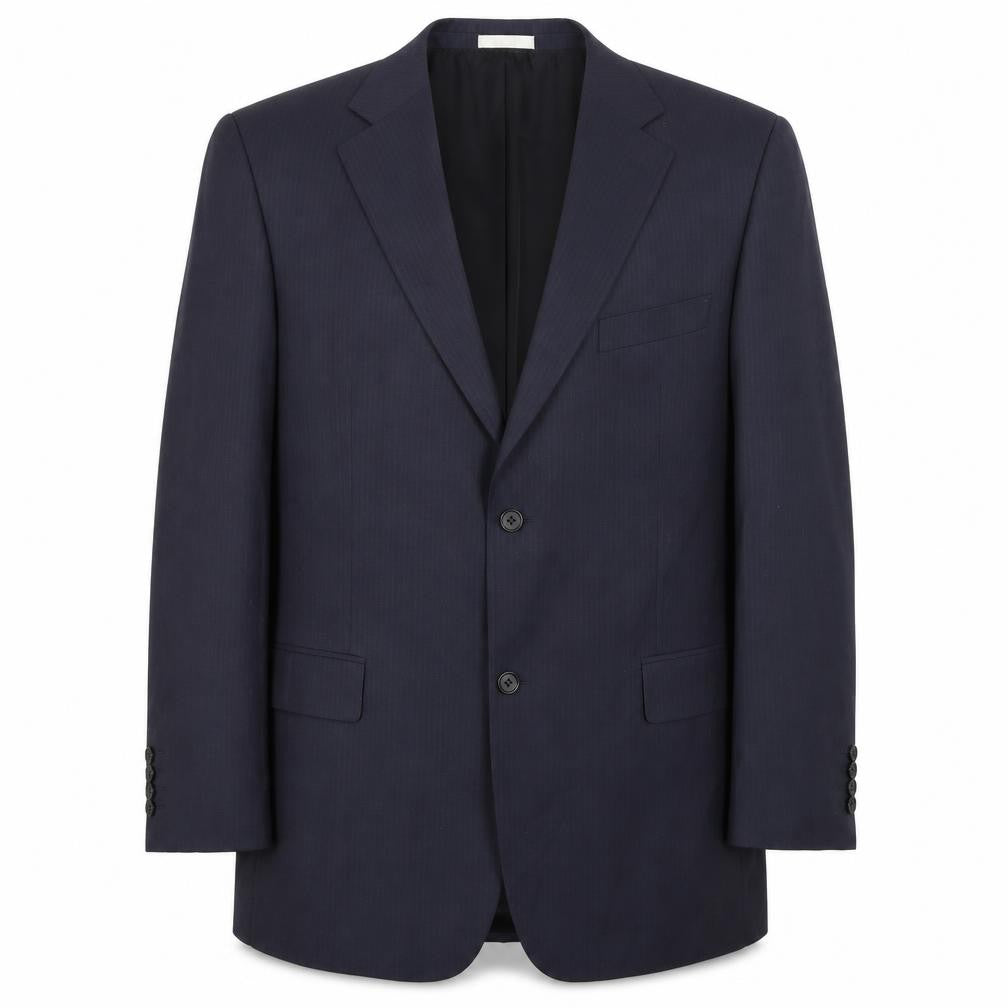 Greenwoods Mens Blue Striped  Jacket Blazer Size XL