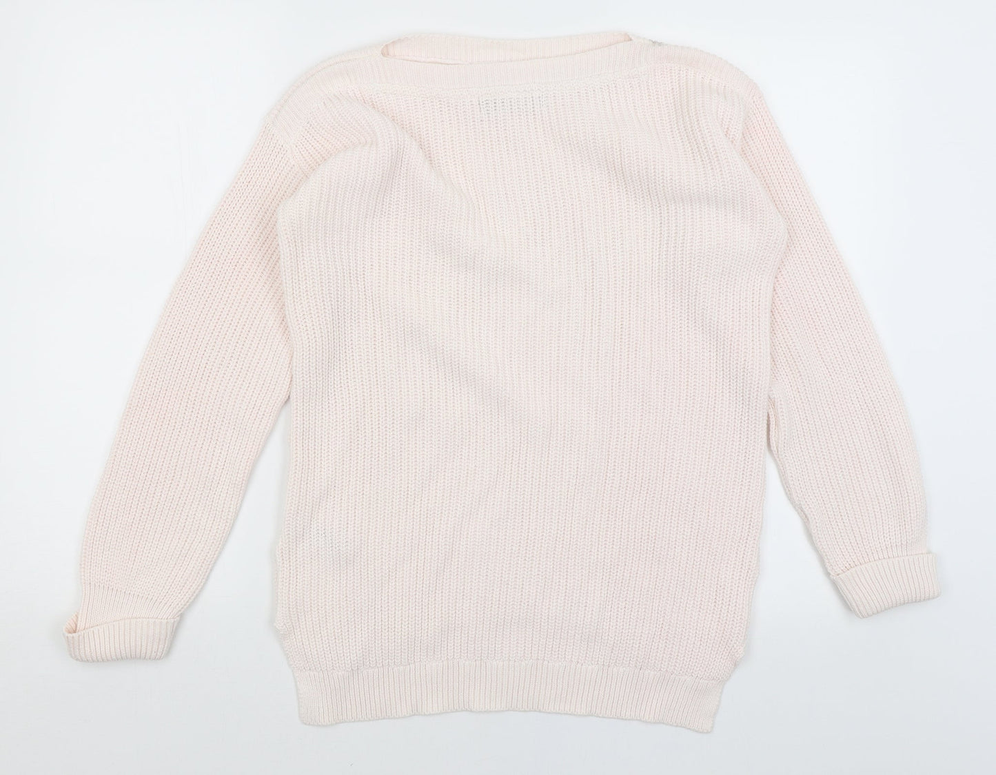 M&S Womens Pink   Pullover Jumper Size S