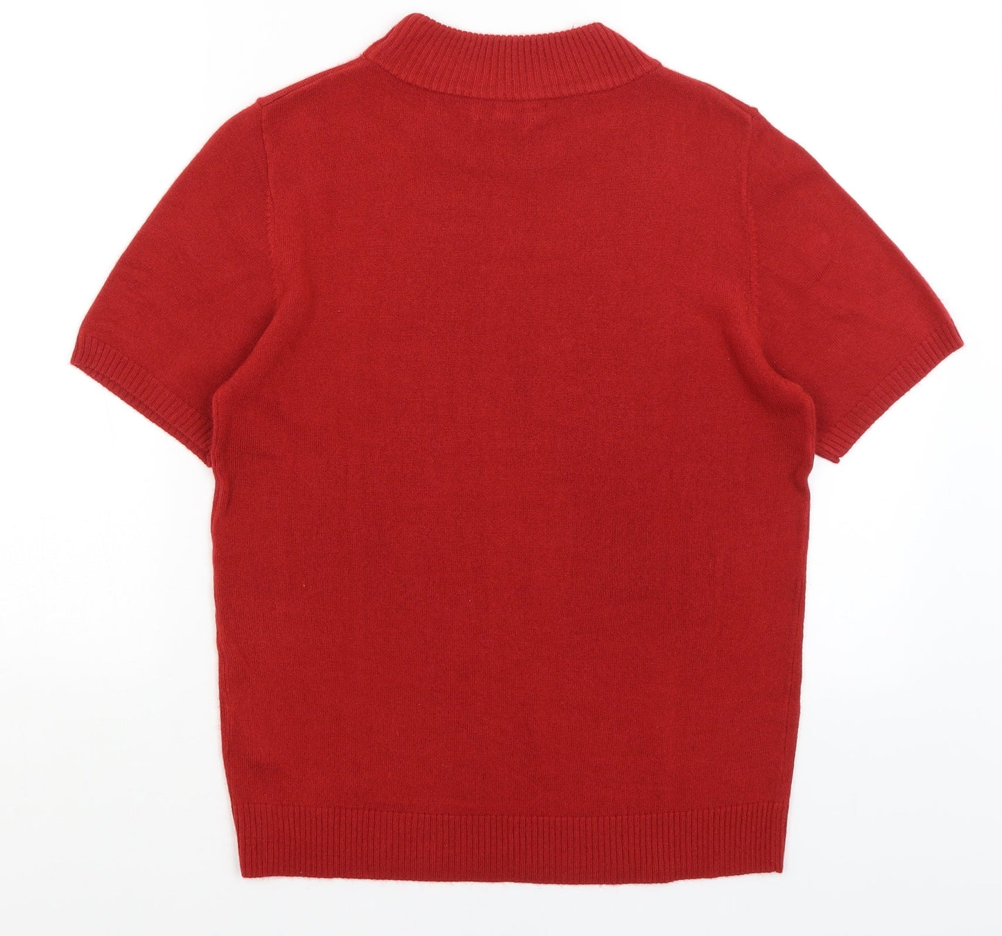 Damart Womens Red   Basic T-Shirt Size 14