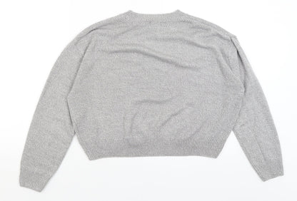 Divided Womens Grey   Pullover Jumper Size XS