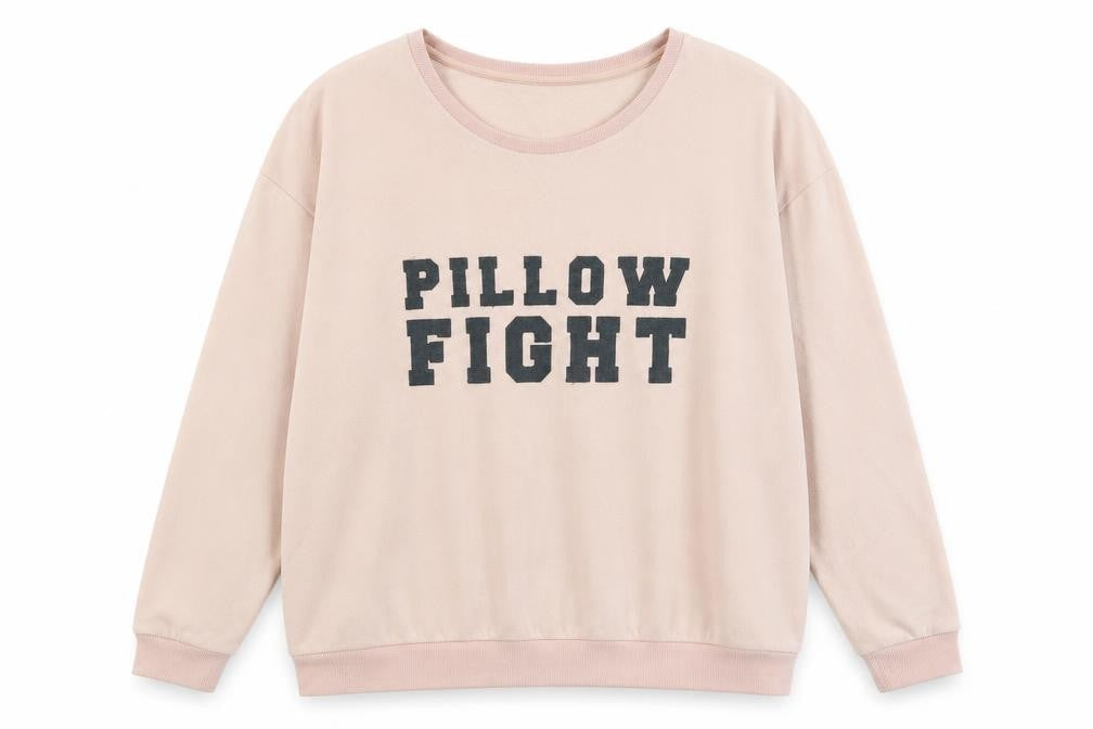 H&M Womens Pink   Pullover Jumper Size M  - Pillow Fight