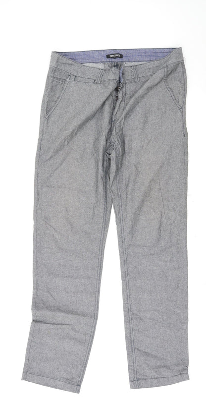 Peacocks Womens Grey   Sweatpants Trousers Size 32 L31 in