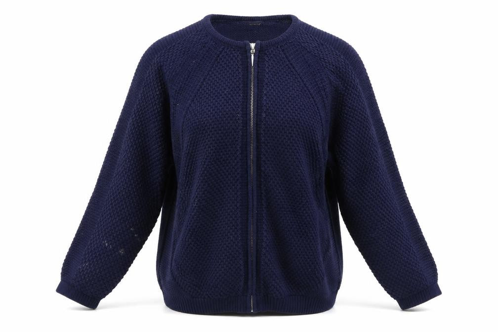 Marks & Spencer Womens Blue   Full Zip Jumper Size 10