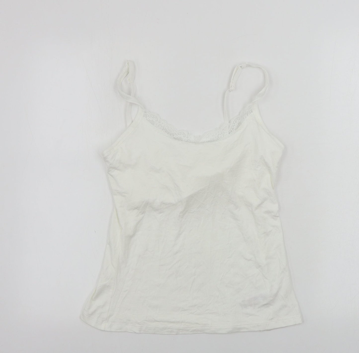 F&F  Girls White   Basic Tank Size 9-10 Years