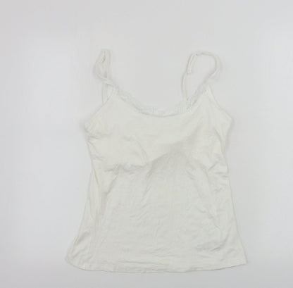 F&F  Girls White   Basic Tank Size 9-10 Years
