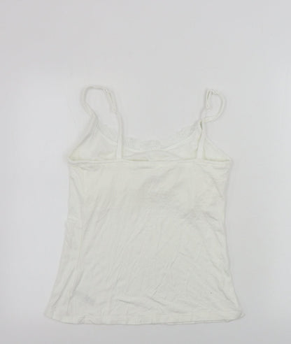 F&F  Girls White   Basic Tank Size 9-10 Years
