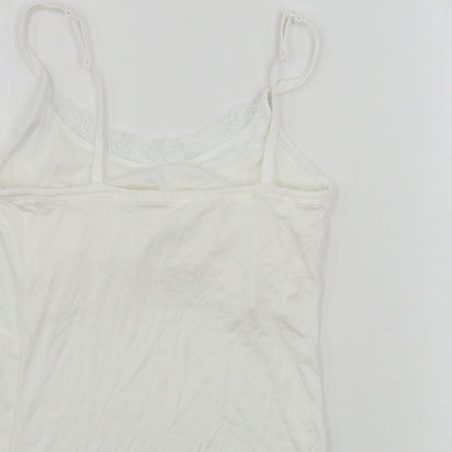 F&F  Girls White   Basic Tank Size 9-10 Years