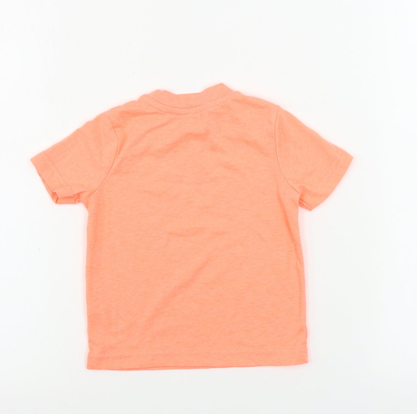 George Boys Orange   Basic T-Shirt Size 12-18 Months