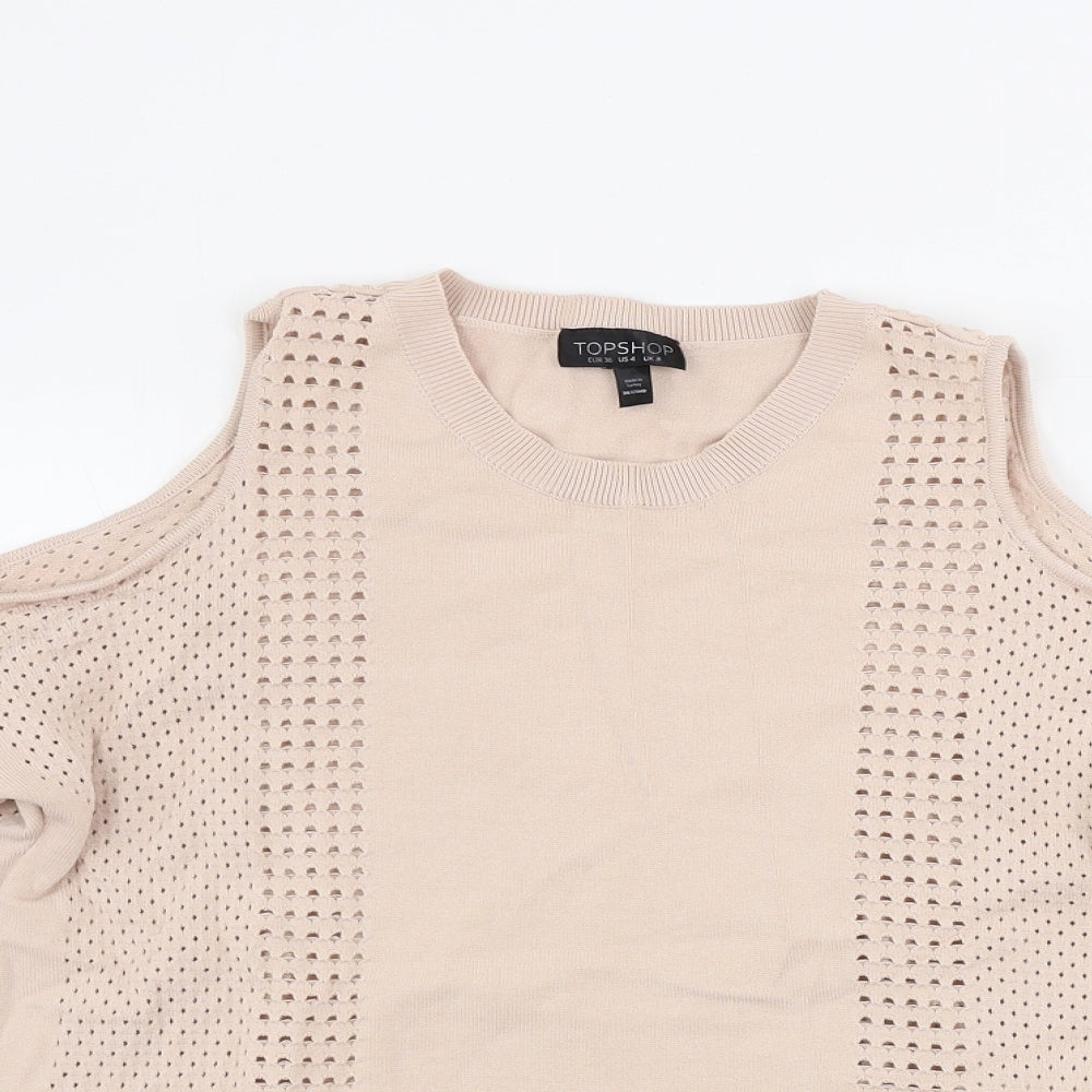 Topshop  Womens Pink   Pullover Jumper Size 8