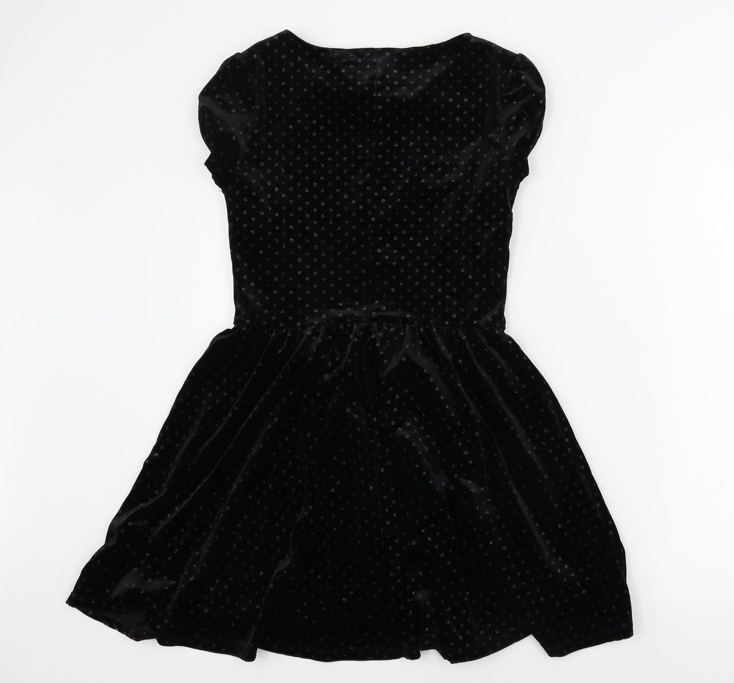 Topshop  Womens Black   A-Line  Size 8