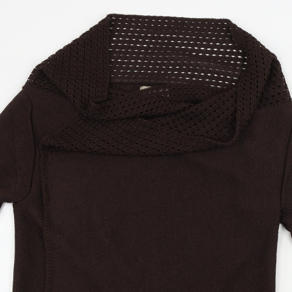 soon  Womens Brown   Cardigan Jumper Size S