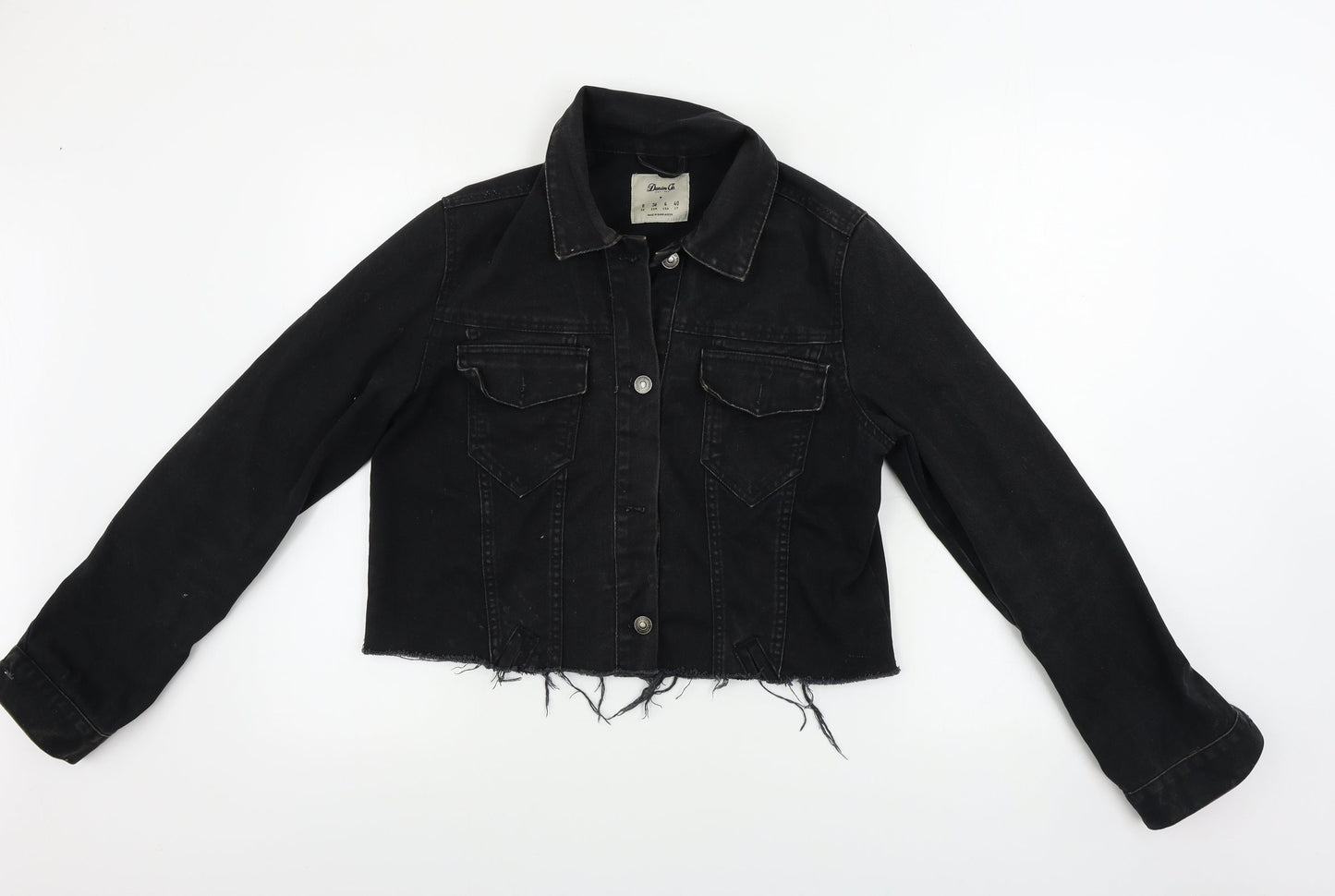 demim co Womens Black   Jacket Coat Size 8