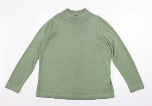 bm collection        Womens Green   Pullover Jumper Size L