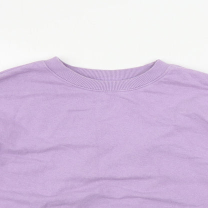 Pull&Bear Womens Purple   Pullover Jumper Size S