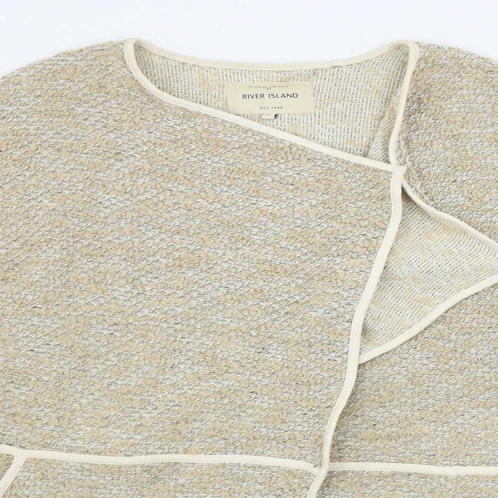 River Island  Womens Beige   Cardigan Jumper Size 10
