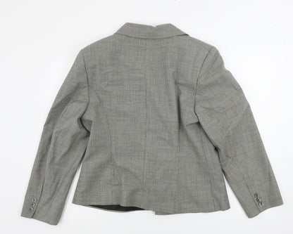 Preworn  Womens Beige   Jacket Blazer Size 16