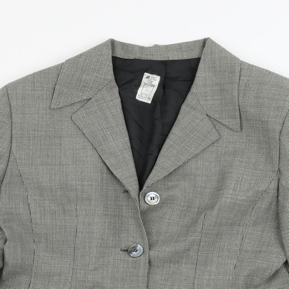 Preworn  Womens Beige   Jacket Blazer Size 16