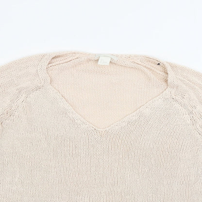H&M  Womens Pink   Pullover Jumper Size S