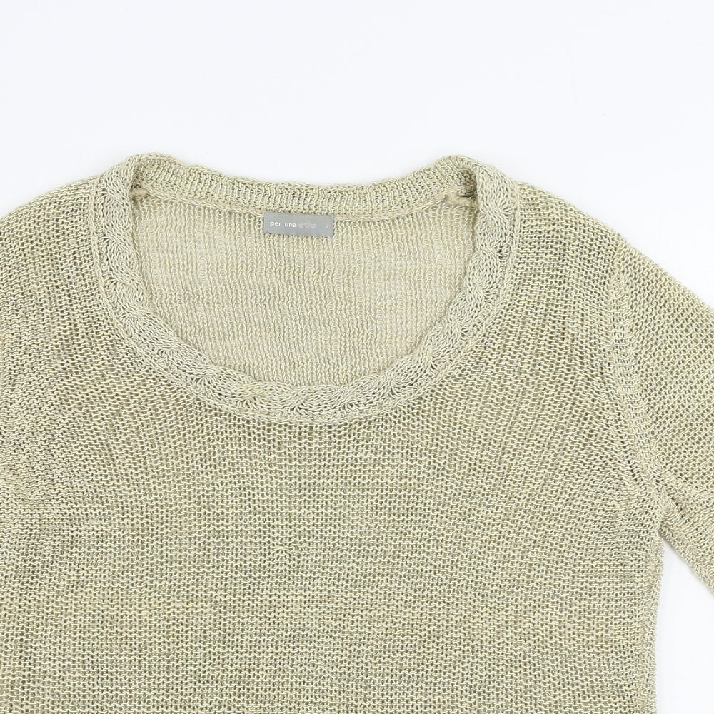 Marks and Spencer  Womens Beige   Pullover Jumper Size L