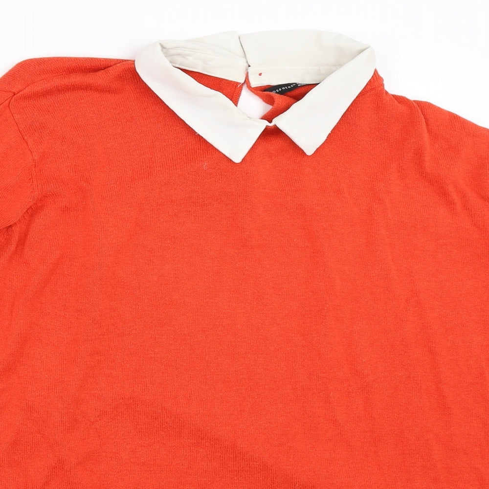Atmosphere Womens Orange   Pullover Jumper Size 14
