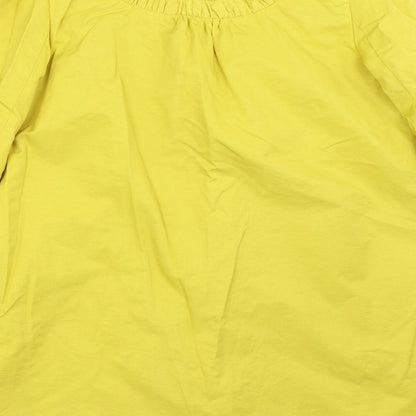 Misbehave Womens Yellow   Overcoat Coat Size 12