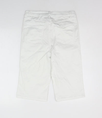 George Womens White   Trousers  Size 12 L24 in