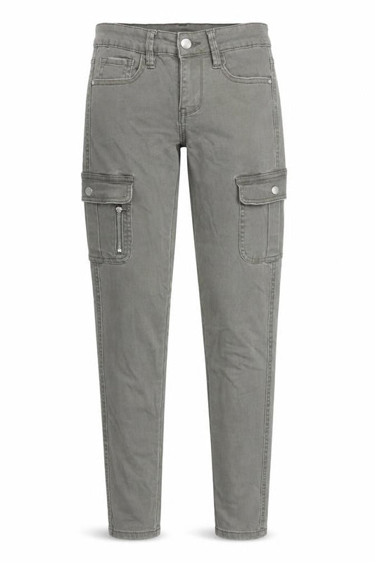 Denim & Co. Womens Green   Chino Trousers Size 6 L27 in