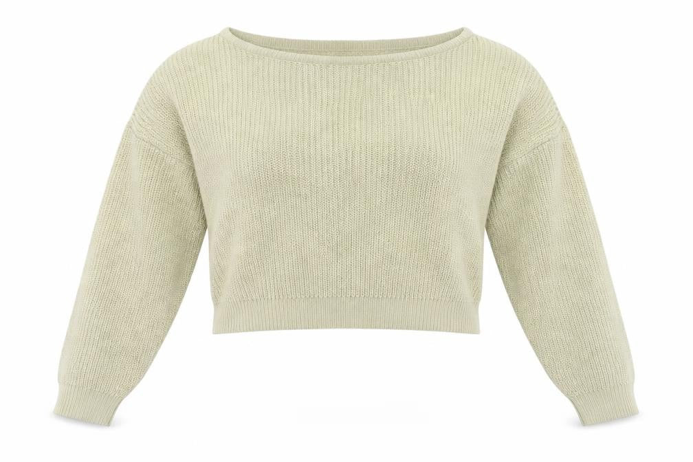 PRETTYLITTLETHING Womens Beige   Pullover Jumper Size M