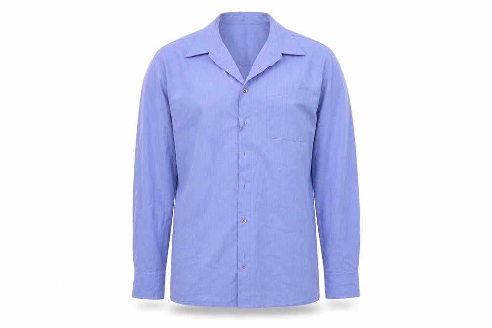 River Island Mens Blue    Button-Up Size L