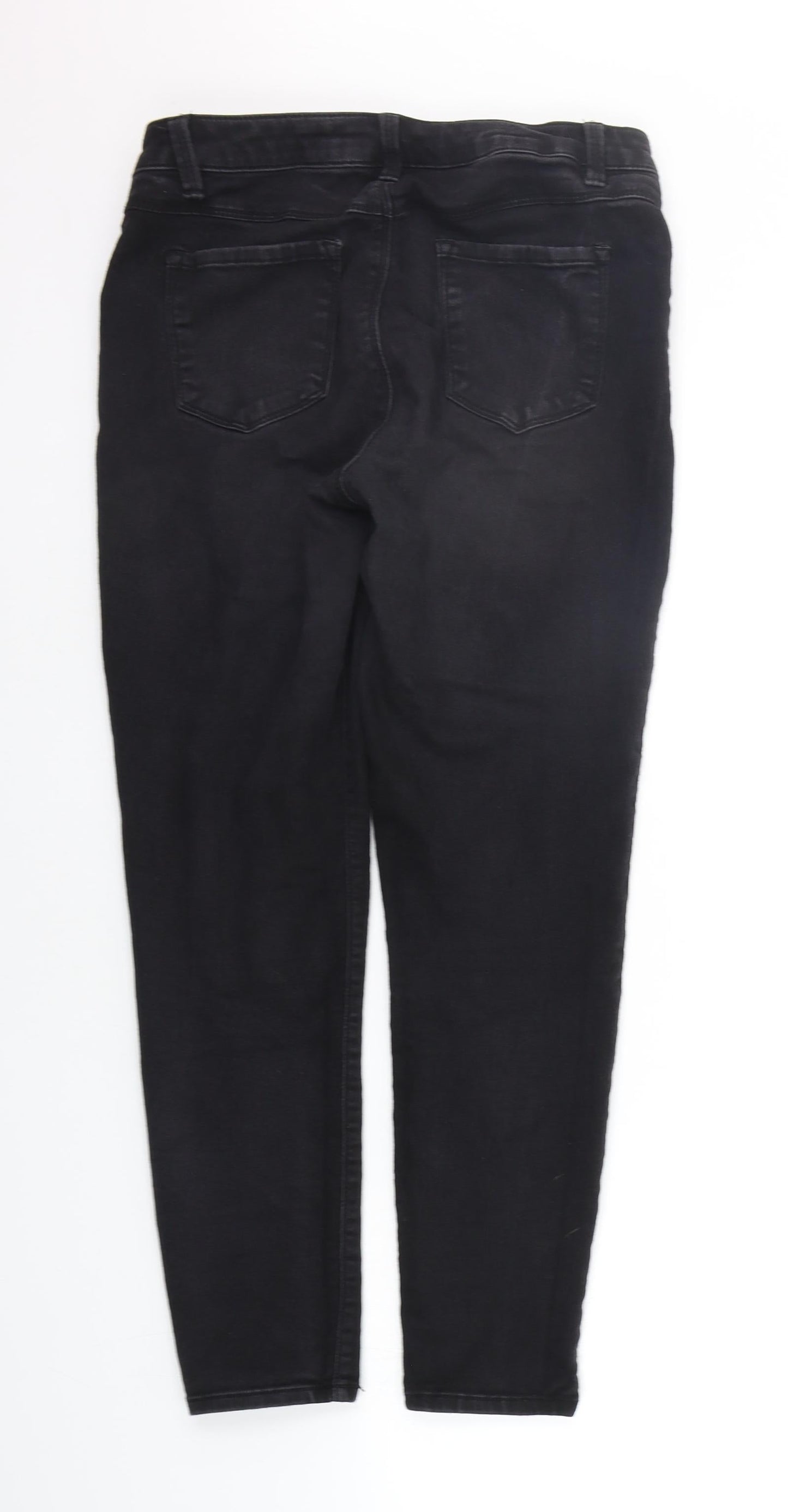 D. Jeans Womens Black   Straight Jeans Size 8 L25 in