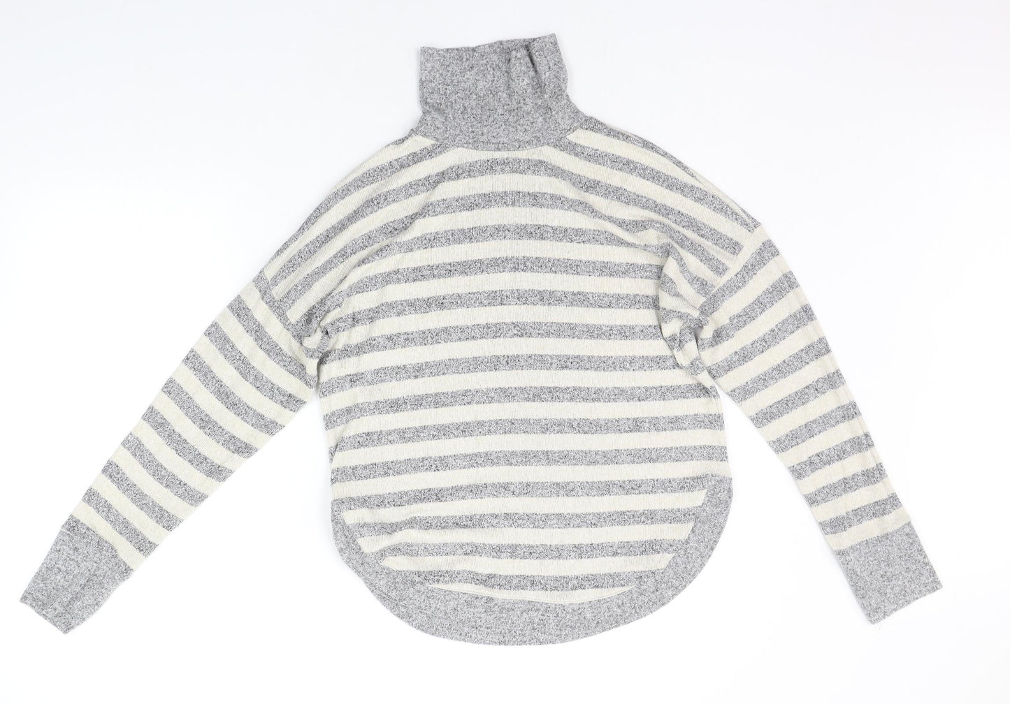 JETON Womens Beige Striped  Pullover Jumper Size S