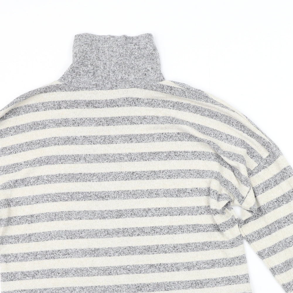 JETON Womens Beige Striped  Pullover Jumper Size S