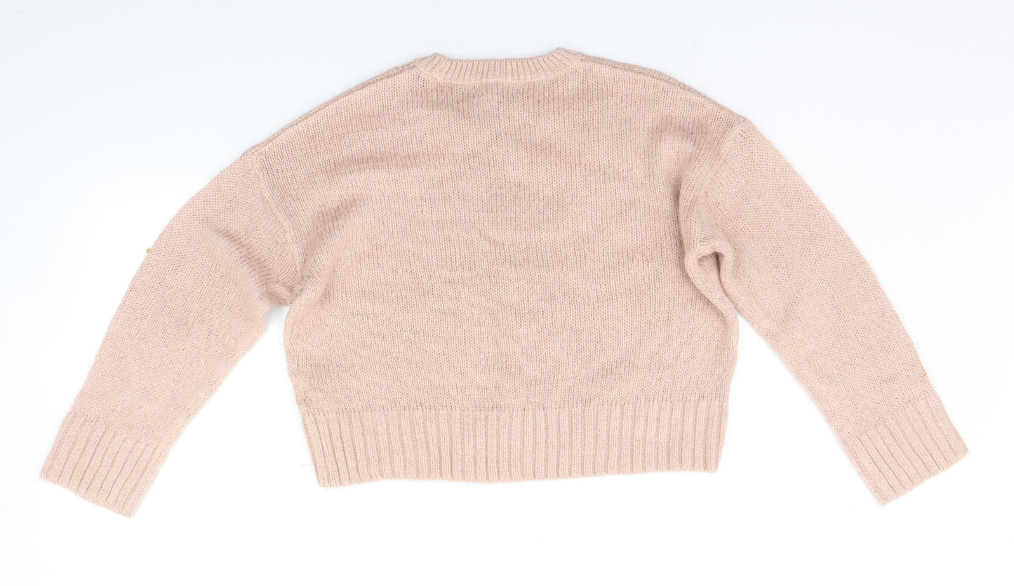New Look Womens Beige   Pullover Jumper Size S