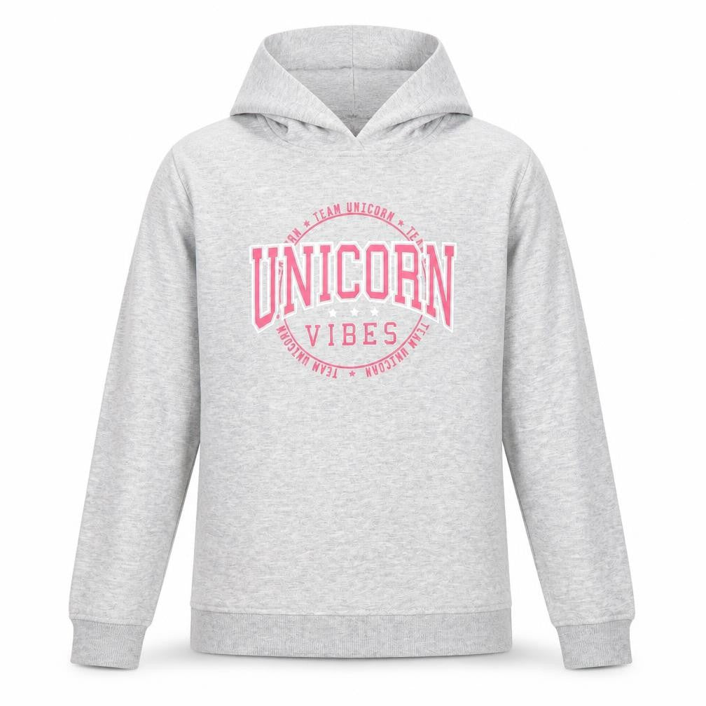 Primark Girls Grey Houndstooth  Henley Hoodie Size 14-15 Years  - UNICORN