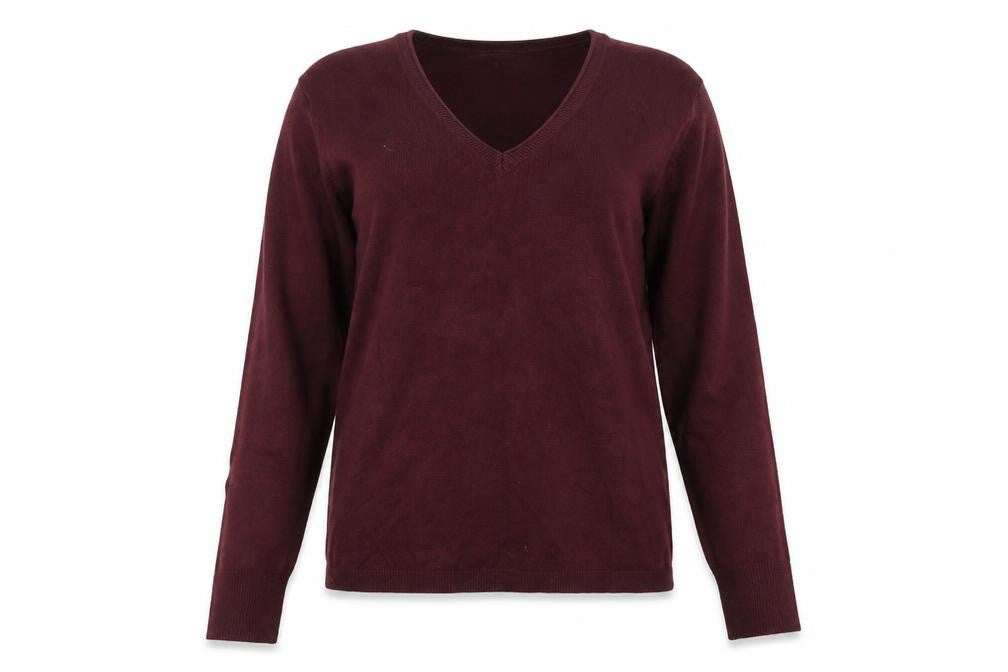 Charles Vogele Womens Red  Knit Pullover Jumper Size S