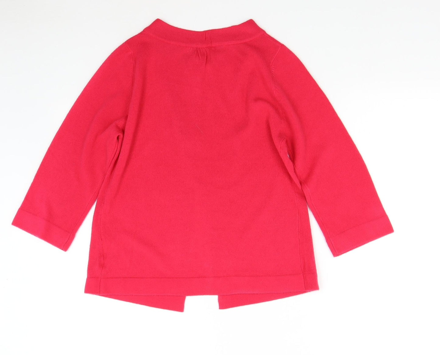 sARAH hAMILTON Womens Pink  Knit Cardigan Jumper Size M