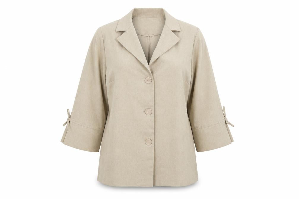 Charmance Womens Brown   Jacket Blazer Size 12