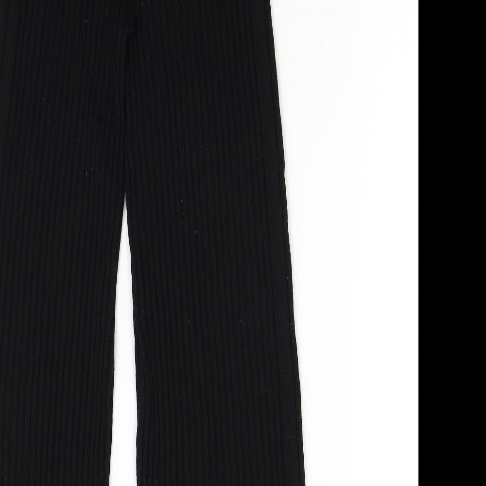 Topshop Womens Black   Trousers  Size S L28 in