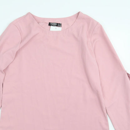 Preloved Yoins Womens Pink   A-Line  Size S - Detail