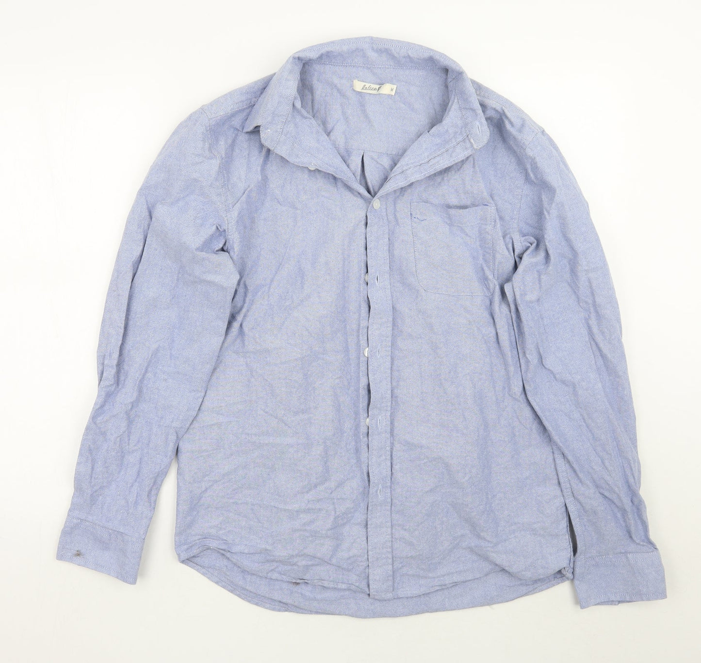 Onfire Mens Blue    Button-Up Size M