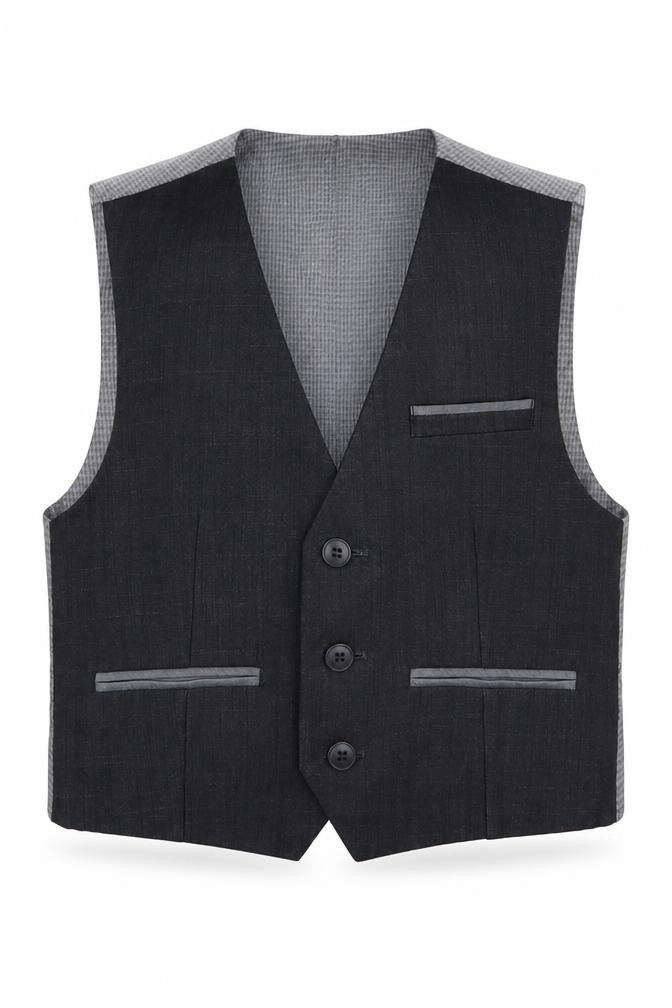 Next Boys Grey   Jacket Waistcoat Size 4 Years
