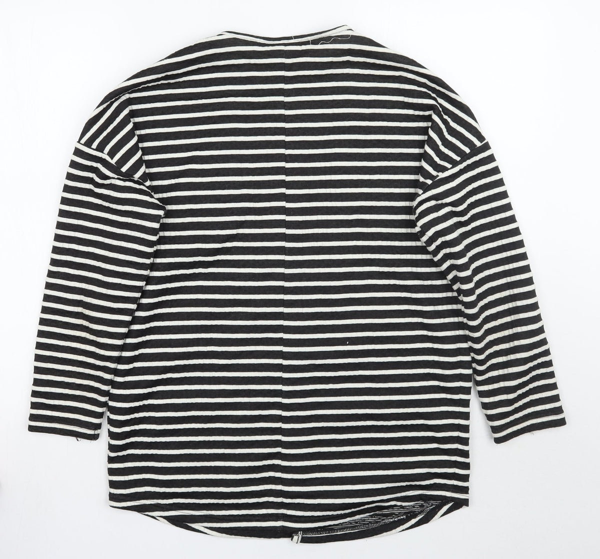 Next Womens Black Striped  Jacket Blazer Size 12