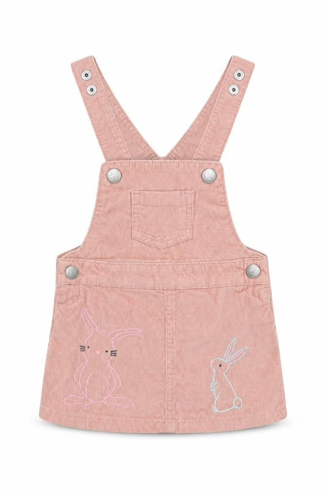 Bluezoo Girls Pink   Pinafore/Dungaree Dress  Size 3-6 Months