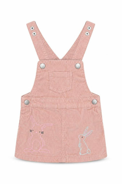 Bluezoo Girls Pink   Pinafore/Dungaree Dress  Size 3-6 Months