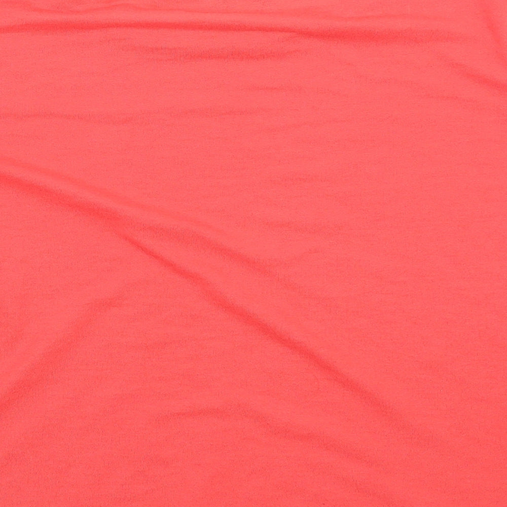 Papaya Womens Orange   Cropped T-Shirt Size 10