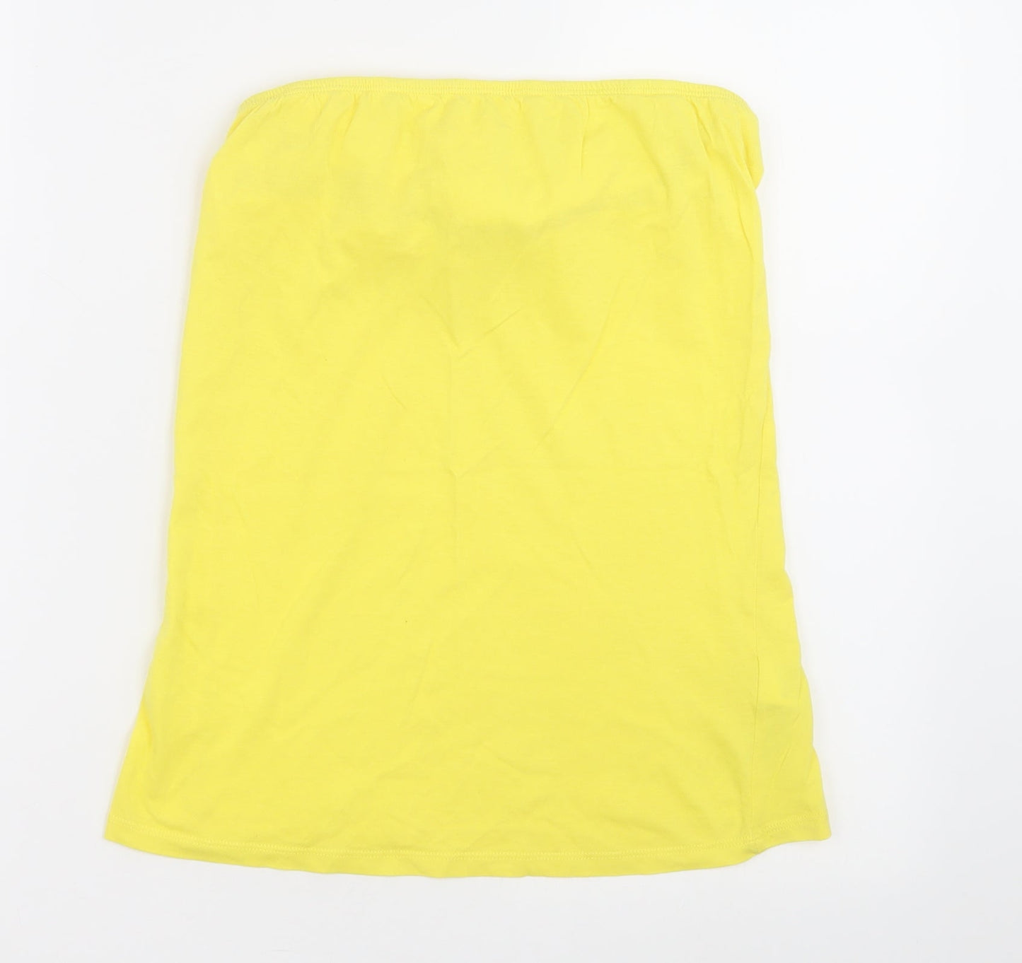 newlook Womens Yellow   Basic Tank Size 10
