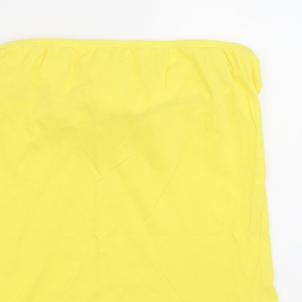 newlook Womens Yellow   Basic Tank Size 10
