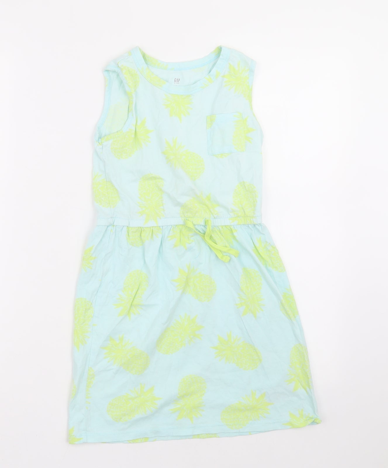 Gap Girls Blue Polka Dot  A-Line  Size M