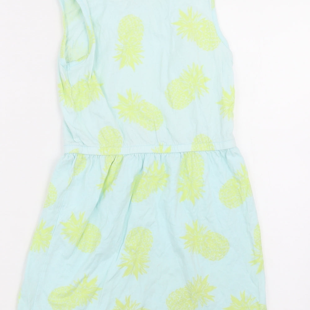 Gap Girls Blue Polka Dot  A-Line  Size M